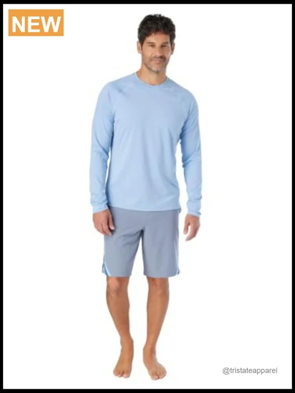 Rashguard - Quick Dry, UPF 50, Raglan Sleeve, Men's Athletic Top
